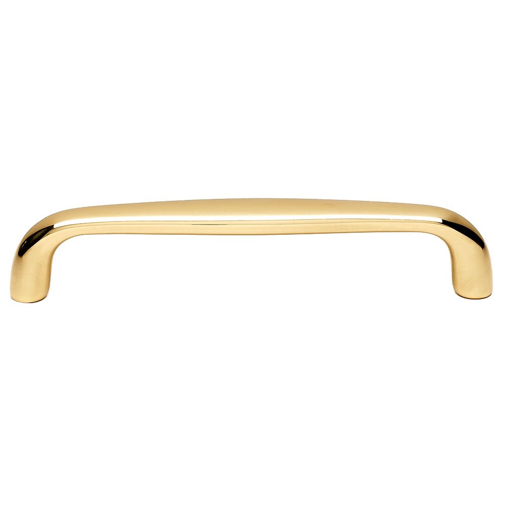 Alno Hardware Solid Brass 6" Centers Appliance/ Drawer Pulls in Unlacquered Brass