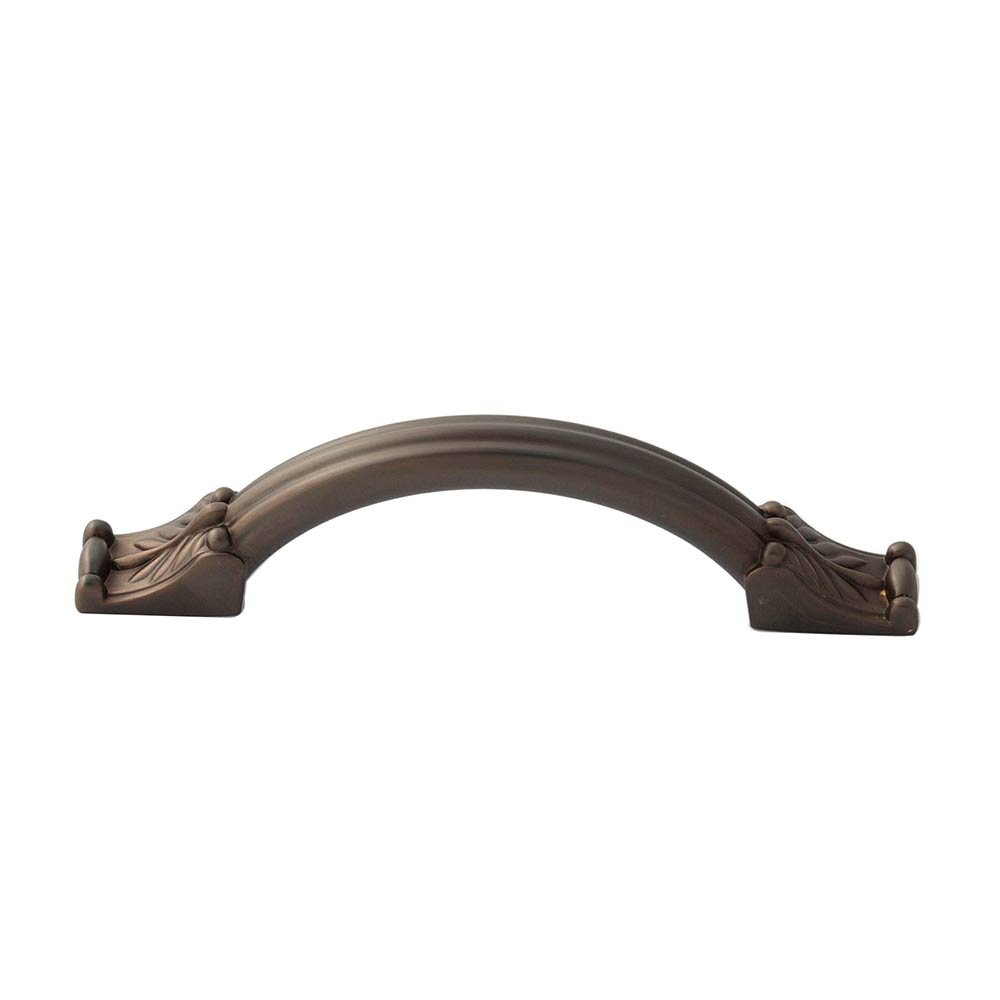 Alno Hardware Solid Brass 3" Centers Pull in Chocolate Bronze