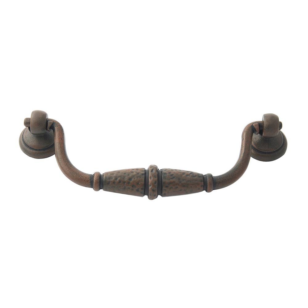 Alno Hardware 5" Centers Bail Pull in Rust
