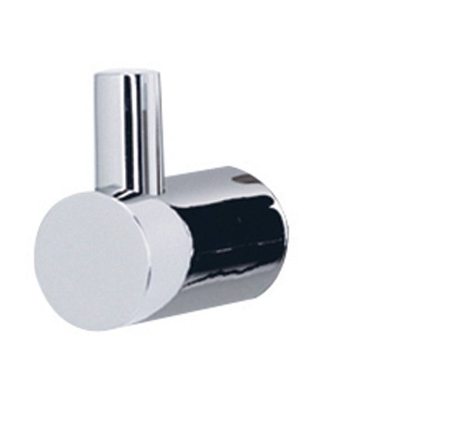 Alno Hardware Solid Brass Single Robe Hook in Polished Chrome