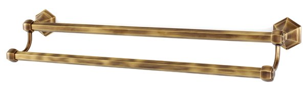Alno Hardware 24" Double Towel Bar in Antique English Matte