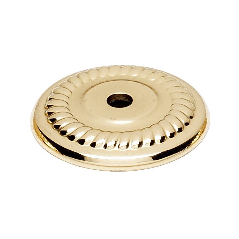 Alno Hardware Solid Brass 1 1/4" Backplate for A812-14 in Polished Brass