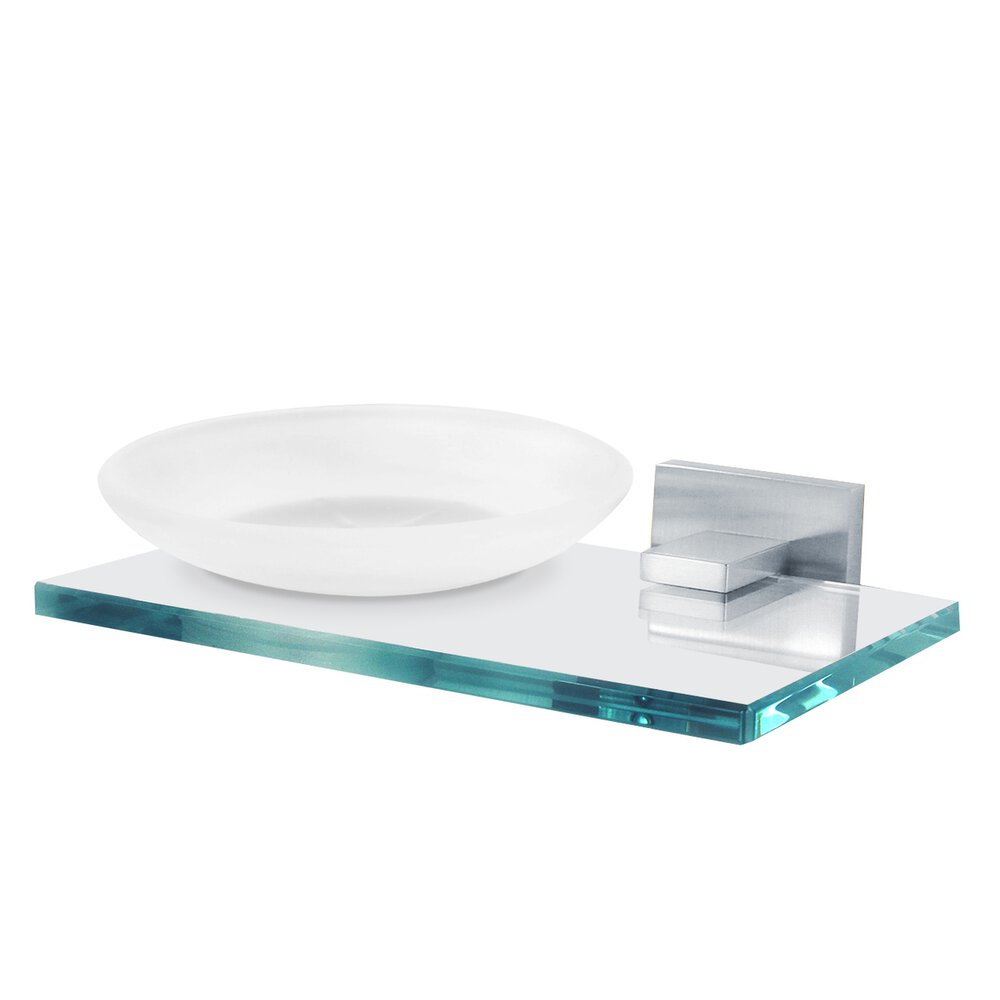 Alno Hardware Soap Holder with Dish in Polished Chrome