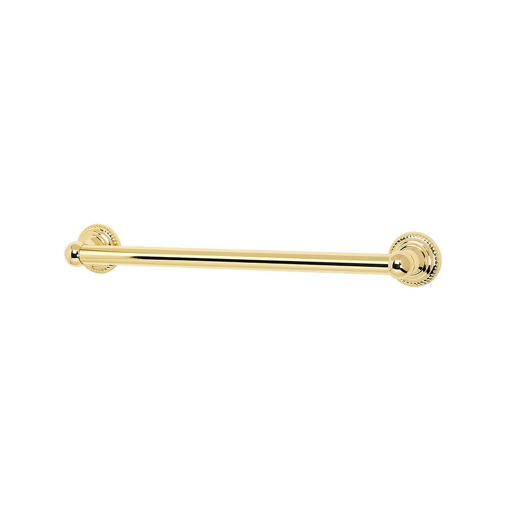 Alno Hardware 18" Residential Grab Bar (1" Diameter) in Polished Brass