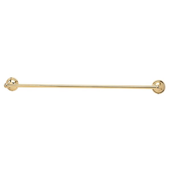 Alno Hardware 30" Towel Bar in Unlacquered Brass
