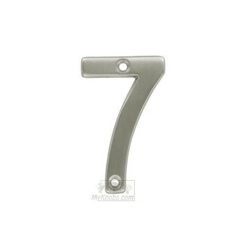 Alno Hardware 3" House Number ( 7 ) in Satin Nickel