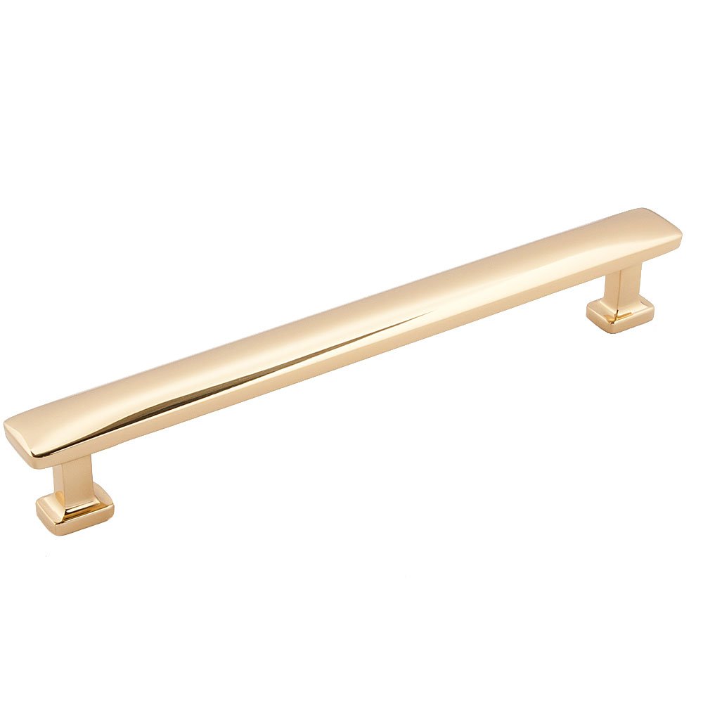 Alno Hardware 8" Centers Appliance/Drawer Pull in Polished Brass