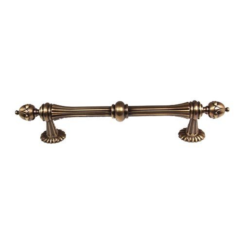 Alno Hardware Solid Brass 8" Centers Appliance Pull in Antique English