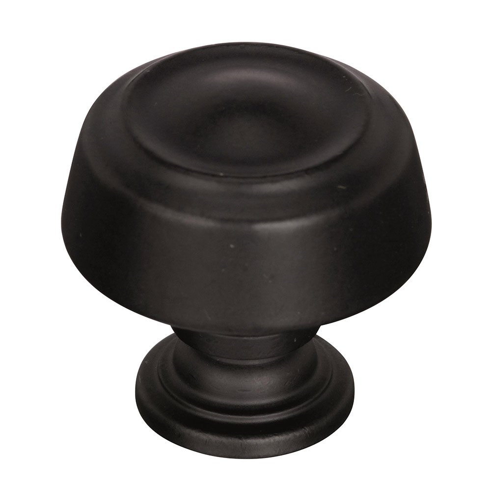Amerock 1 3/16" Diameter Cabinet Knob in Black Bronze