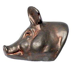 Anne at Home Anne at Home - Pig-sm. Knob (Facing Left) in Antique Bronze