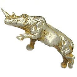 Anne at Home Rhino Knob Left in Gold