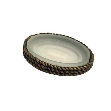 Anne at Home Bathroom Accessory Roguery Soap Dish in Antique Gold
