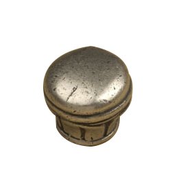 Anne at Home Pompeii Small Plain Knob in Pewter with Bronze Wash