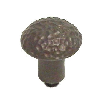 Anne at Home Hammersmith Small Round Knob in Satin Pewter