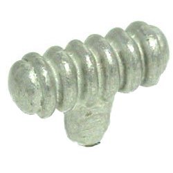 Anne at Home Round-Off Knob - Large in Rust with Verde Wash
