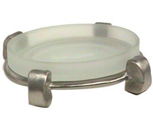 Anne at Home Bathroom Accessories Hammerhein Soap Dish in Pewter with White Wash
