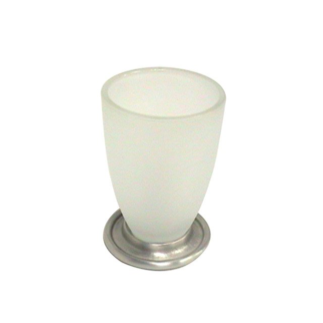 Anne at Home Hammerhein Tumbler w/ Attached Base in Satin Pearl