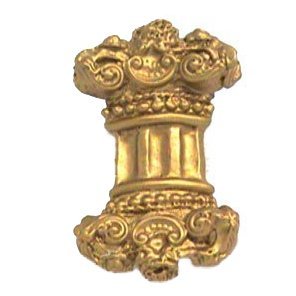 Anne at Home Full Column Knob in Bronze Rubbed