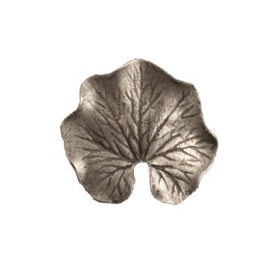 Anne at Home Lily Pad Knob (Large) in Pewter Matte