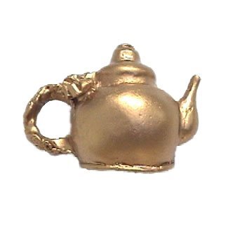 Anne at Home Tea Pot Knob (Spout Right) in Bronze with Copper Wash