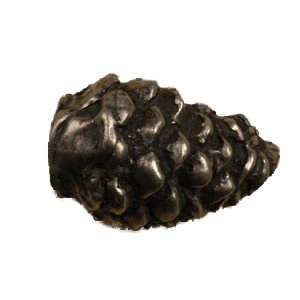 Anne at Home Pine Cone Knob in Pewter with Bronze Wash