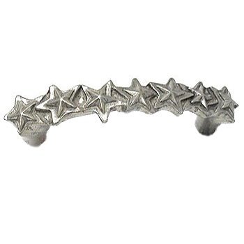 Anne at Home Star Pull - 3" in Pewter with Verde Wash