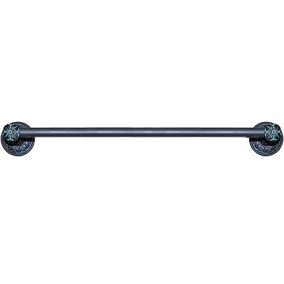 Anne at Home Bathroom Accessory Pompeii 30" Towel Bar in Black with Copper Wash