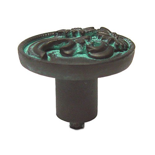 Anne at Home Daisy Left Knob in Bronze with Copper Wash