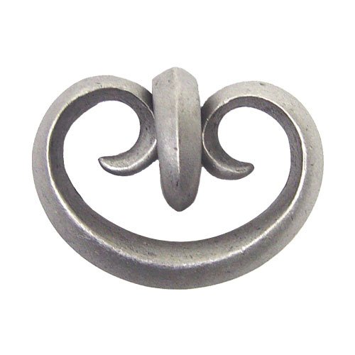 Anne at Home Toscana Drop Knob in Pewter with White Wash