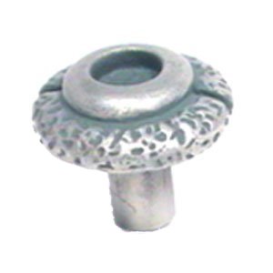LW Designs Basque Knob - 1 3/8" in Pewter with Copper Wash