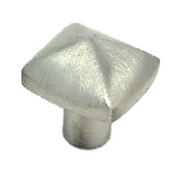 LW Designs Hobnail Knob - 1" in Weathered White
