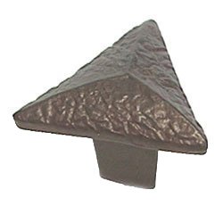 LW Designs Sahara Triangle Knob in Pewter Matte