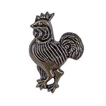 Atlas Homewares Right Rooster Knob in Burnished Bronze