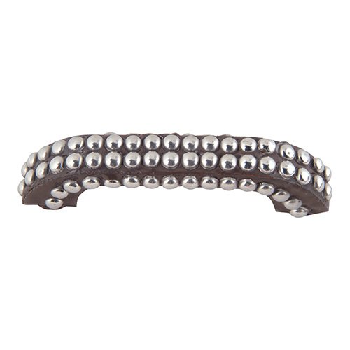 Atlas Homewares 3" Centers Studded Pull in Mango and Silver