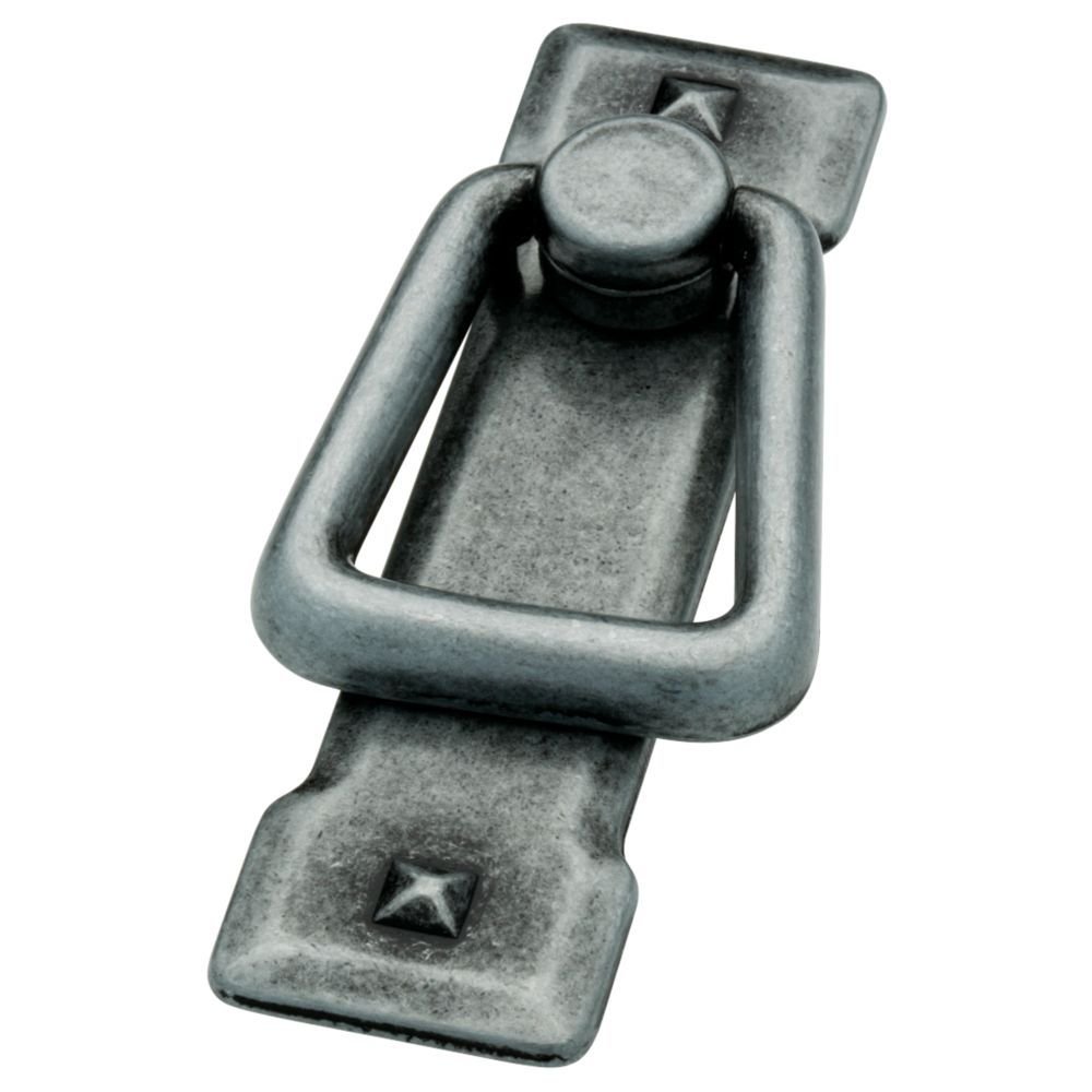 Liberty Hardware Bail Pull Vertical 2 1/4" (57mm) Centers Zinc Pewter Antique