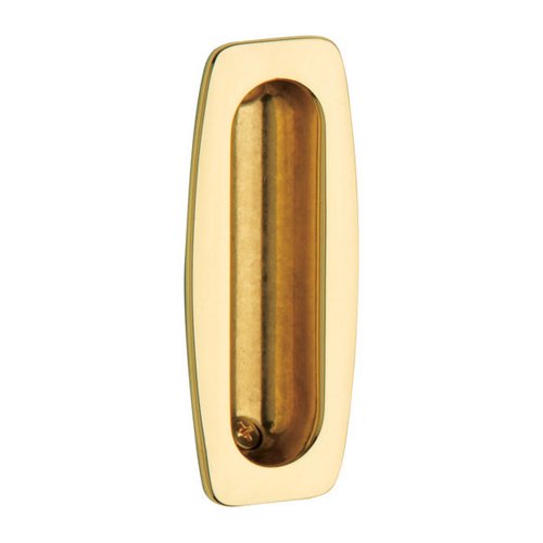 Baldwin 3 1/2" Recessed Pull in Polished Brass