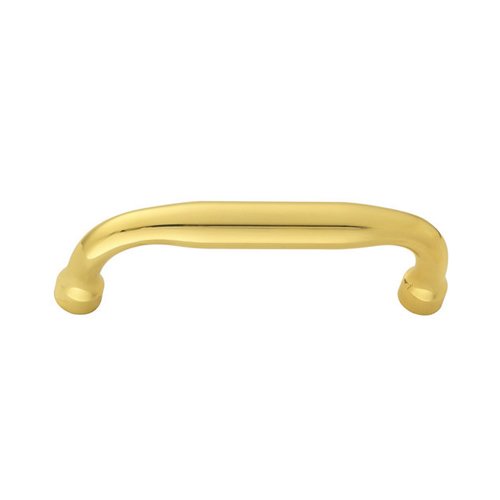 Baldwin 5 1/2" Centers Utility Surface Mounted Handle in Lifetime PVD Polished Brass