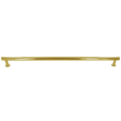 Baldwin 18" Centers Couture B Appliance Pull in Polished Brass