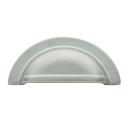 Baldwin 4" Centers Cup Pull in Satin Chrome