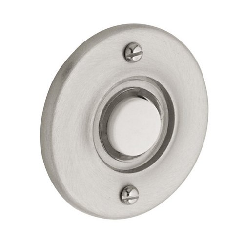Baldwin 1 3/4" Round Bell Button in Satin Nickel