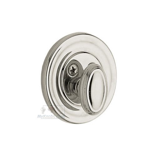 Baldwin Patio (One-Sided) Deadbolt for Patio (One-Sided) Doors in Lifetime PVD Polished Nickel
