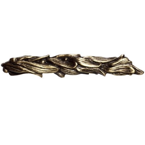 Big Sky Hardware 3" Centers Seaweed Handle in Antique Brass