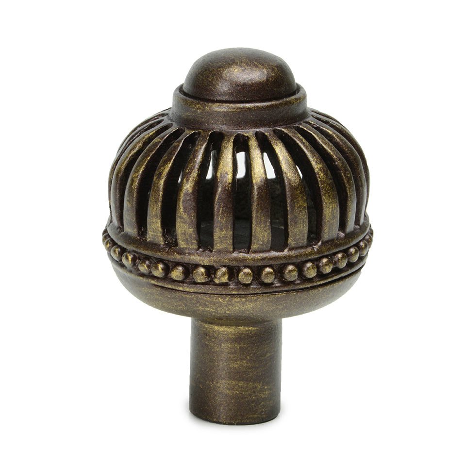 Carpe Diem Round Large Knob in Bronze