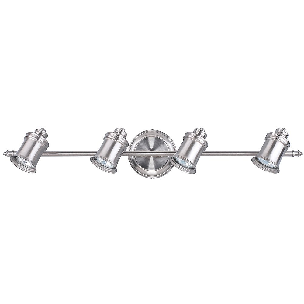 Canarm Lighting 29" Quadruple Wall Light in Brushed Pewter