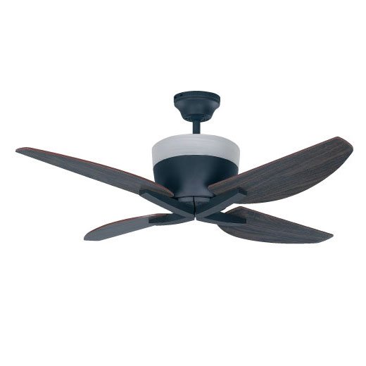 Canarm Lighting 42" Ceiling Fan in Oil Rubbed Bronze with White Alabaster Glass