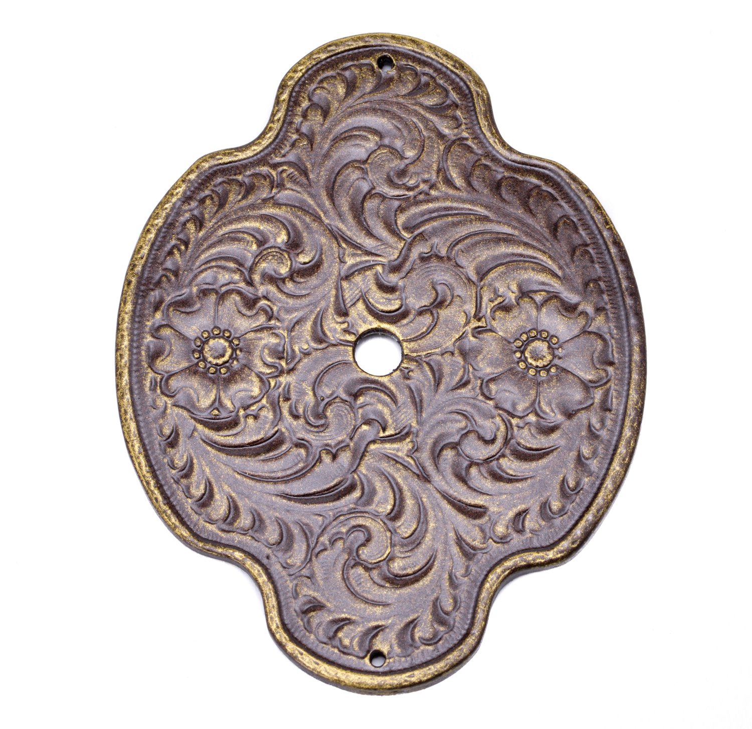 Carpe Diem Oval Tularosa Escutcheon in Bronze