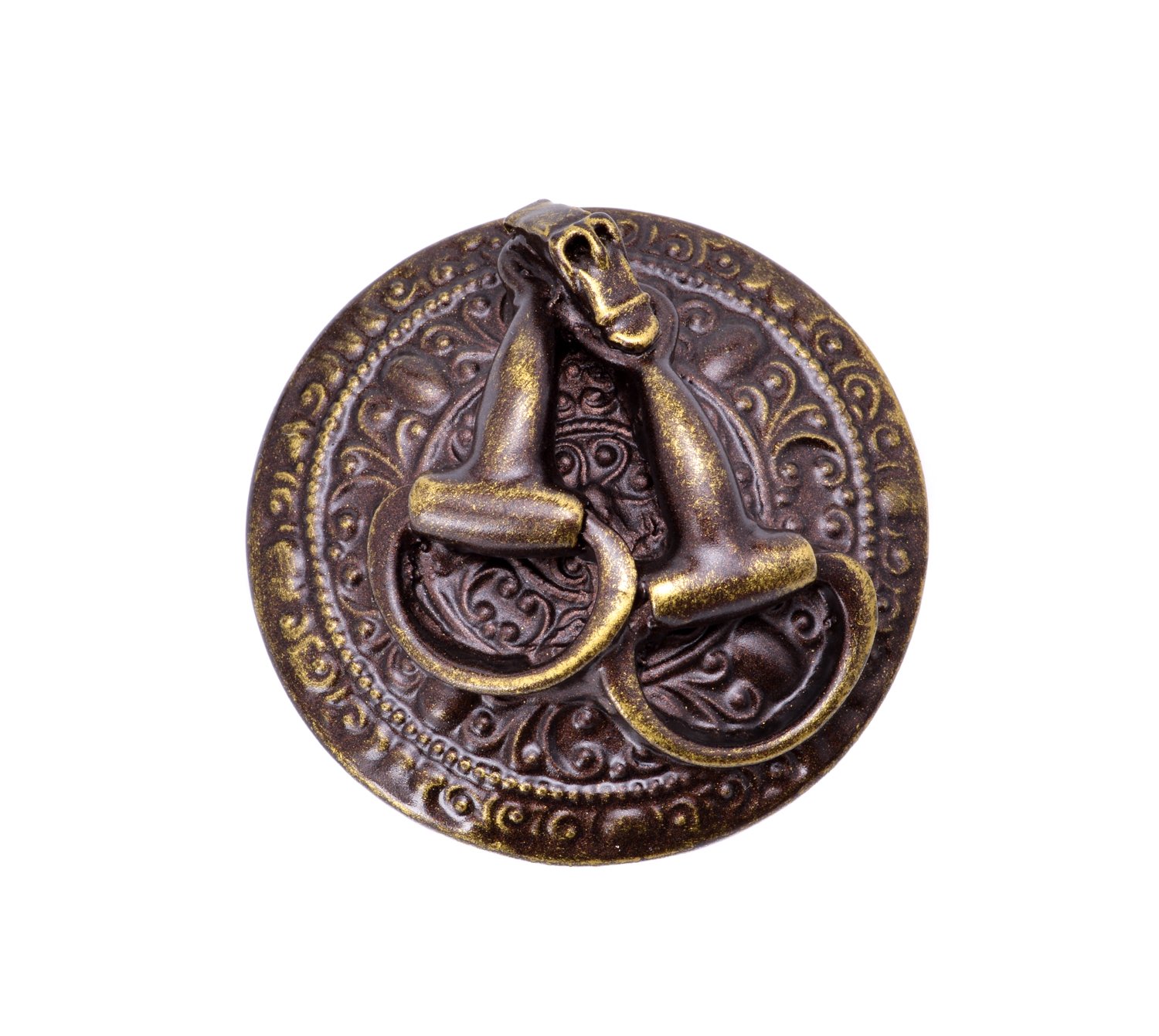 Carpe Diem Bits On Classic Background Knob Right in Oil Rubbed Bronze