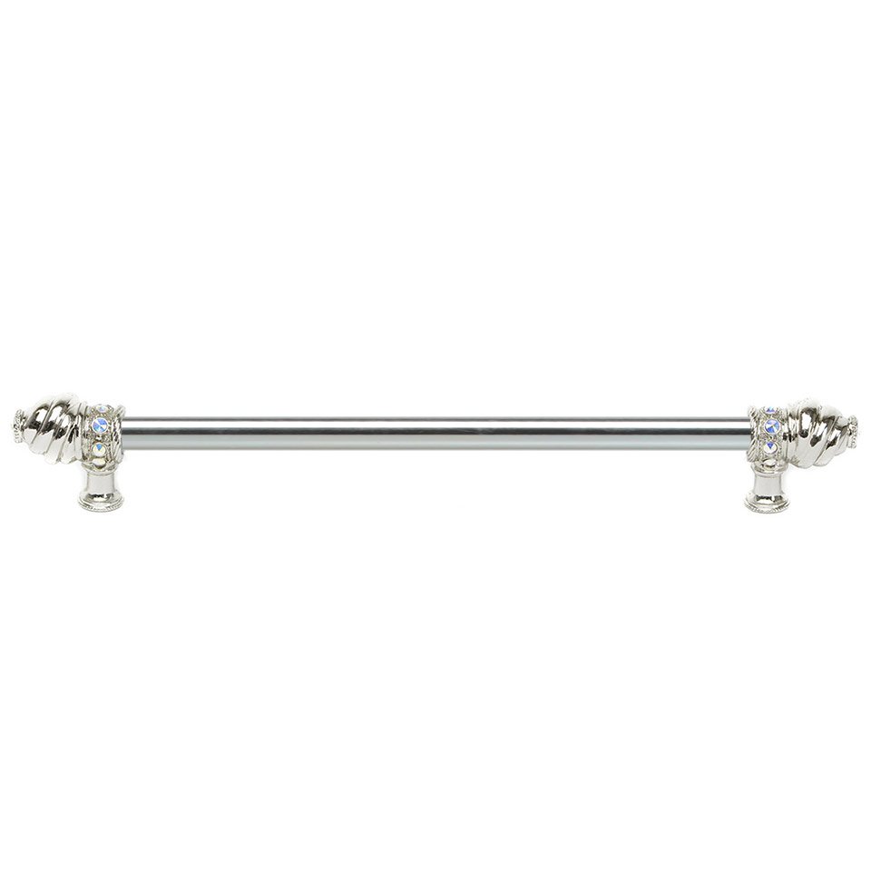Carpe Diem 18" Center Long Pull in Oil Rubbed Bronze with Vitrail Light Crystal