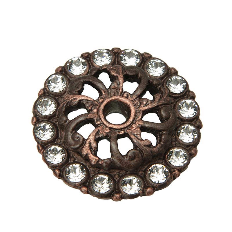 Carpe Diem Small Backplate with 16 Swarovski Crystals in Oil Rubbed Bronze with Crystal