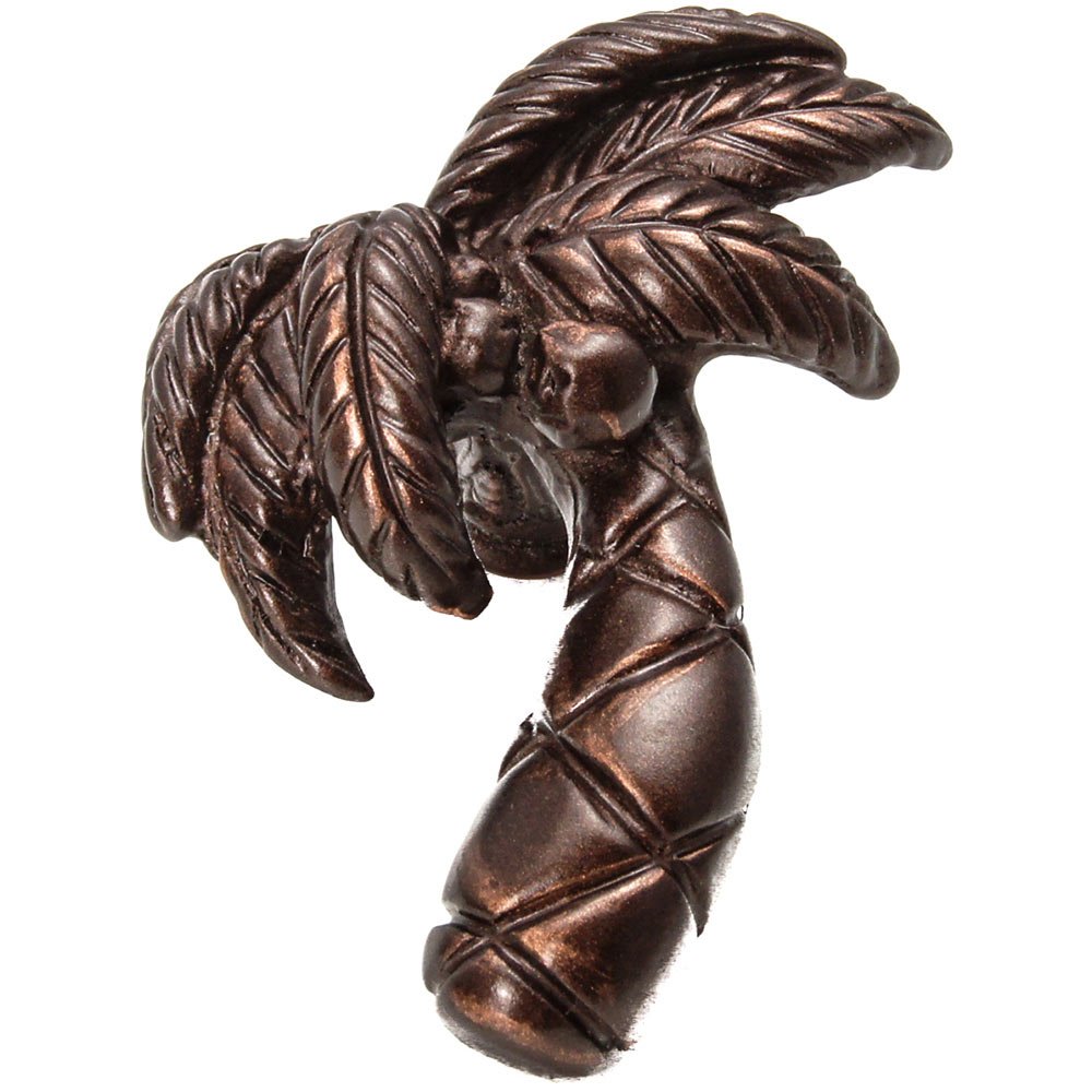 Carpe Diem Palm Tree Curved Knob in Oil Rubbed Bronze